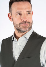 Damon vest i grøn