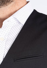 Damon vest i sort