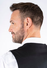 Damon vest i sort