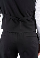 Damon vest i sort