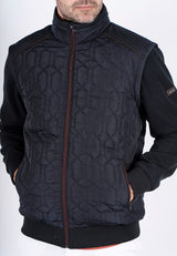 Hank overgangsjakke i navy med aftagelige ærmer