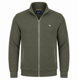 Alf sweat cardigan I army grøn