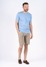 Juno hørshorts I sand