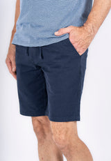 Juno hørshorts I navy