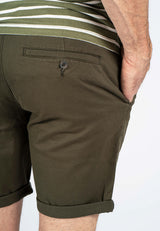 Becker chino shorts i grøn