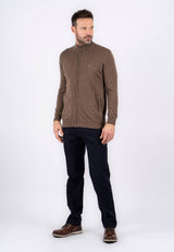 Malcom stik cardigan i brun