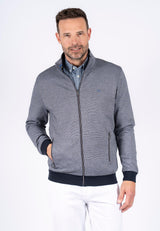 Rai sweat cardigan I navy