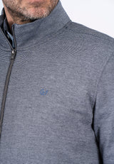 Rai sweat cardigan I navy