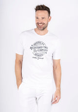 Diablo tee med print - hvid