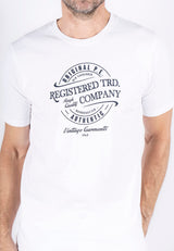 Diablo tee med print - hvid