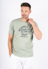 Diablo tee med print - mint