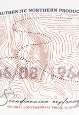 James tee med print i offwhite