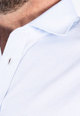 Egil stribet skjorte i blå