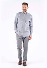 Egil stribet skjorte i navy