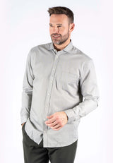 Gorm skjorte med stuktur i grøn