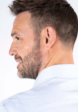 Gorm skjorte med stuktur i blå