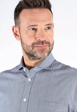 Gorm skjorte med stuktur i navy