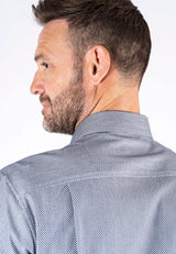 Gorm skjorte med stuktur i navy