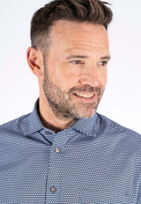 Springer langærmet skjorte med print i navy