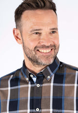 Rome langærmet skjorte I brun