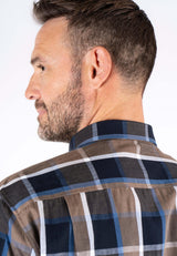 Rome langærmet skjorte I brun