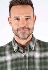 Mundo skjorte med tern i grøn