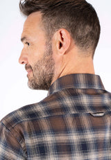 Mundo skjorte med tern i brun