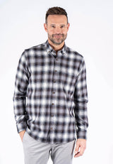 Mundo skjorte med tern i grå