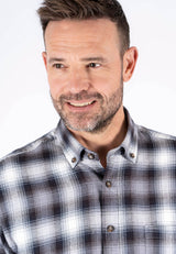 Mundo skjorte med tern i grå