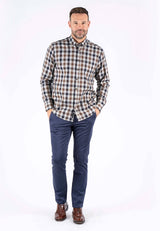 Murat skjorte med tern i brun