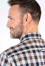 Murat skjorte med tern i brun