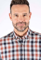 Murat skjorte med tern i orange