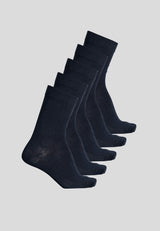 BAMBOO SOCKS 5-PAK i navy
