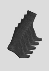 BAMBOO SOCKS 5-PAK i grå