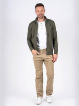 Alf sweat cardigan I army grøn