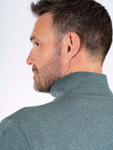 Alf sweat cardigan I blå grøn