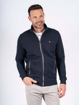 Alf sweat cardigan I navy