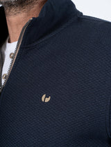 Alf sweat cardigan I navy