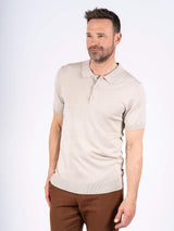 Sydney viscose polo I lys sand
