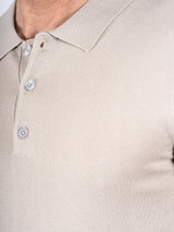Sydney viscose polo I lys sand