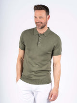 Sydney Viscose polo I armygrøn