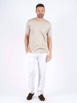 Jack basic t-shirt I lys sand