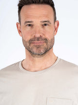Jack basic t-shirt I lys sand