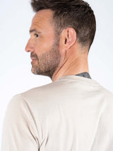 Jack basic t-shirt I lys sand