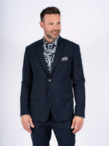 Hector hør blazer I navy
