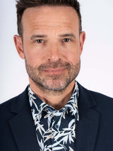 Hector hør blazer I navy