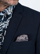 Hector hør blazer I navy