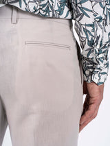 Hector hør pants I lys sand