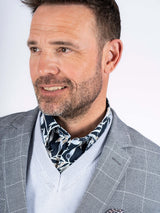 Malthe blazer I navy med skygge tern