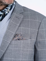 Malthe blazer I navy med skygge tern